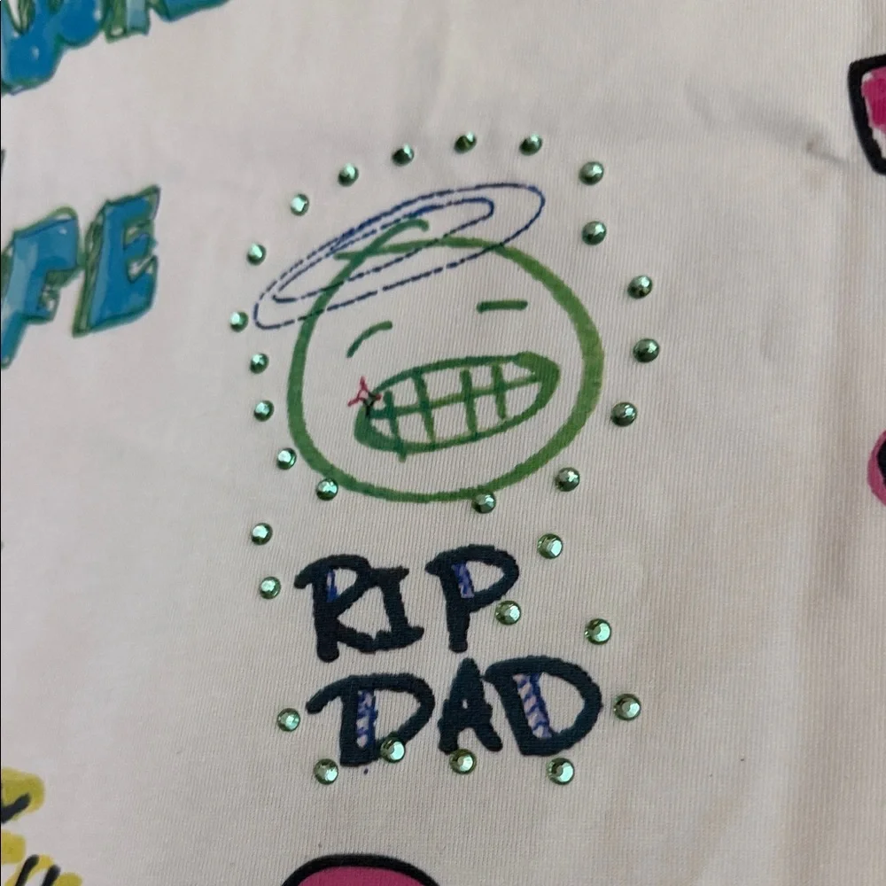 Homme + Femme "Rest Stop" Off White Tee ( Oversized ) Fits Large - Picture 9 of 16